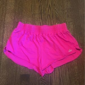 Pink Alo dolphin shorts